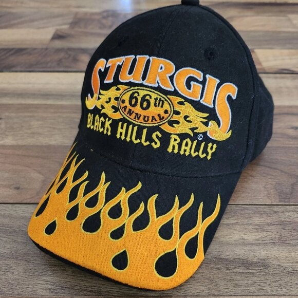 Sturgis Motorcycle Rally 2006 Adjustable Hat Flame - Picture 1 of 7